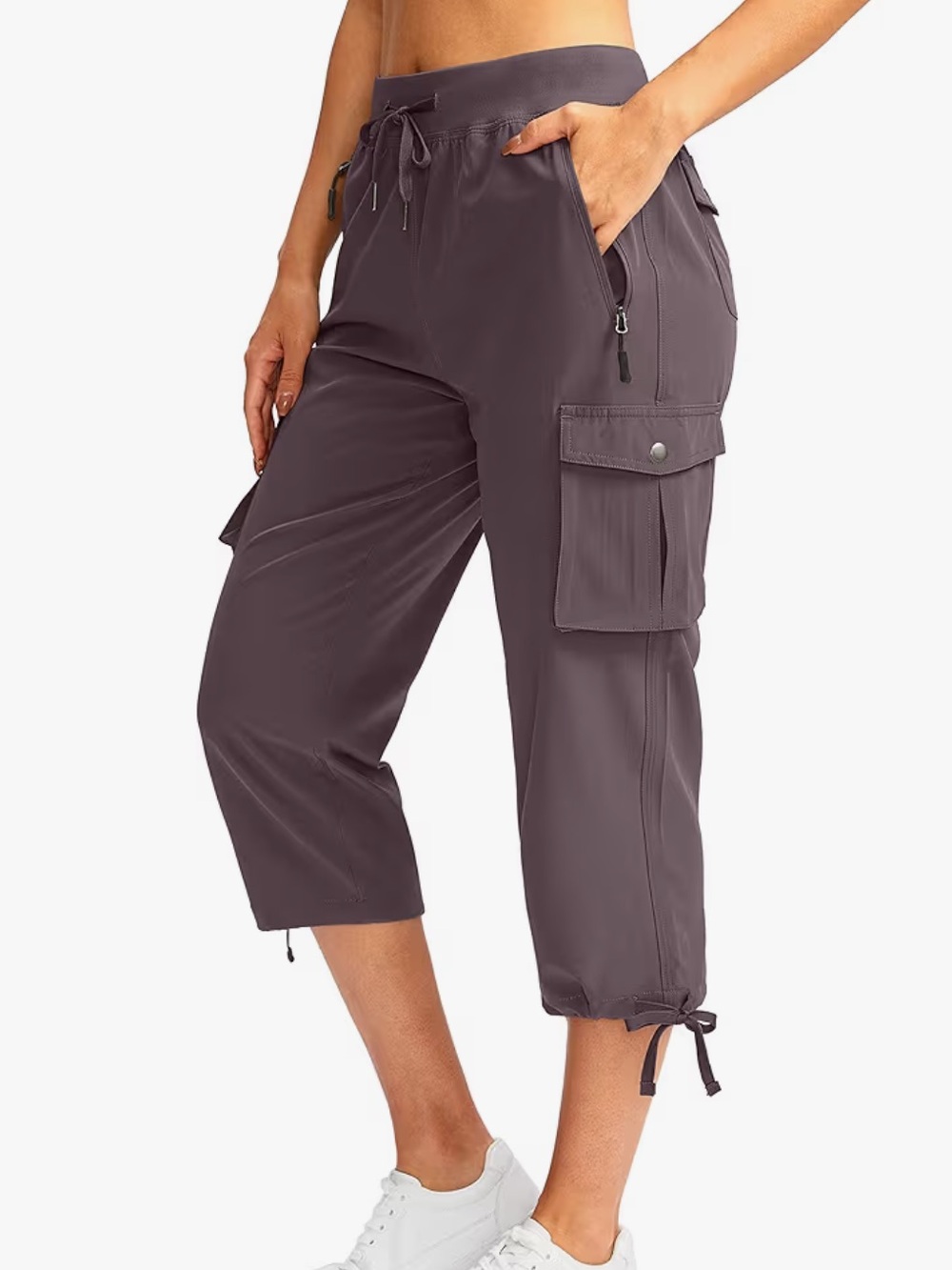 Soothfeel Women's Cargo Capris Pants